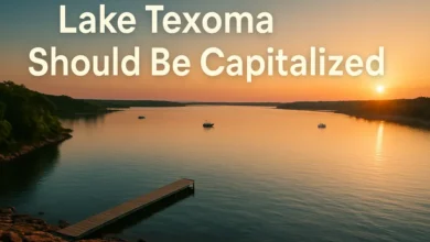 Lake Texoma Should Be Capitalized