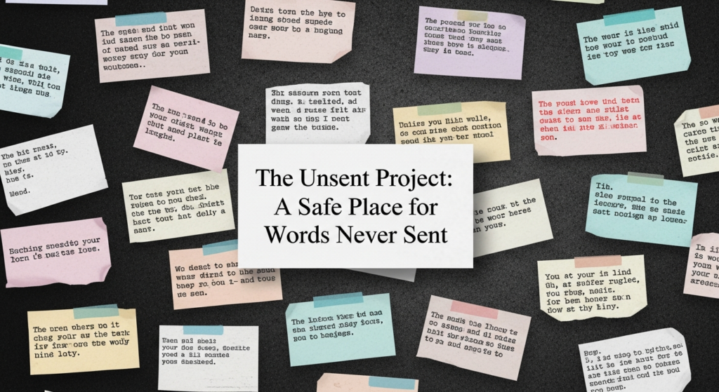 The unsent project