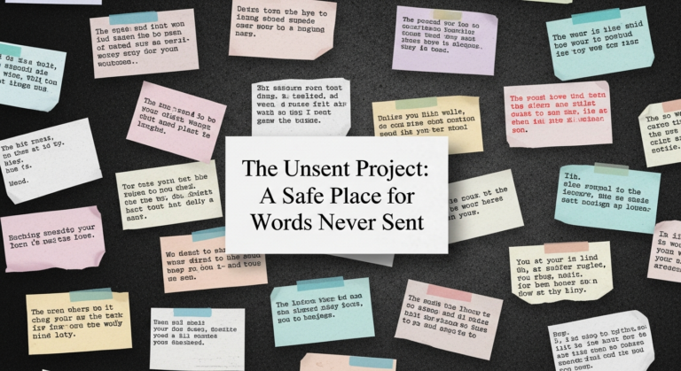 The unsent project