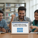 sams odisha second selection merit list