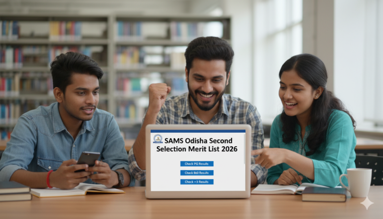 sams odisha second selection merit list
