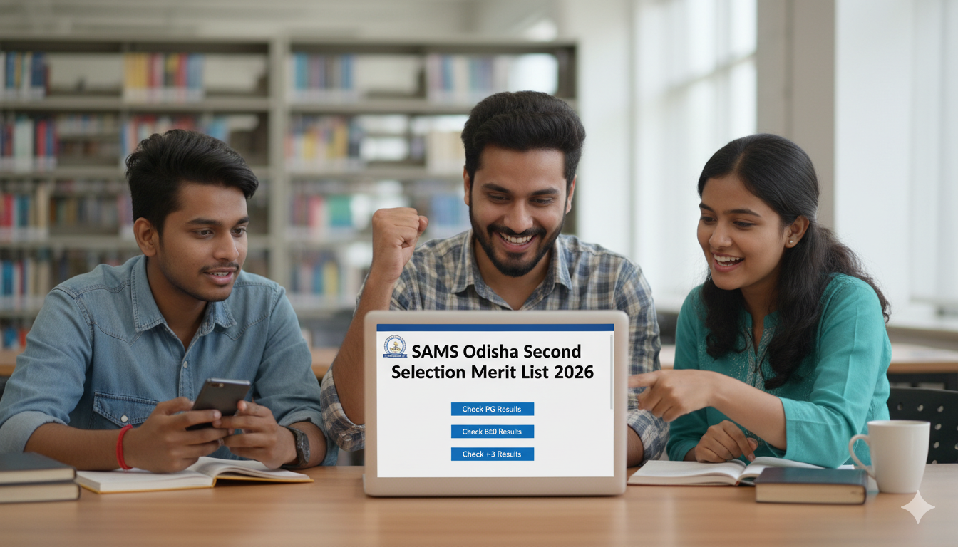 sams odisha second selection merit list