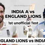 india a vs england lions