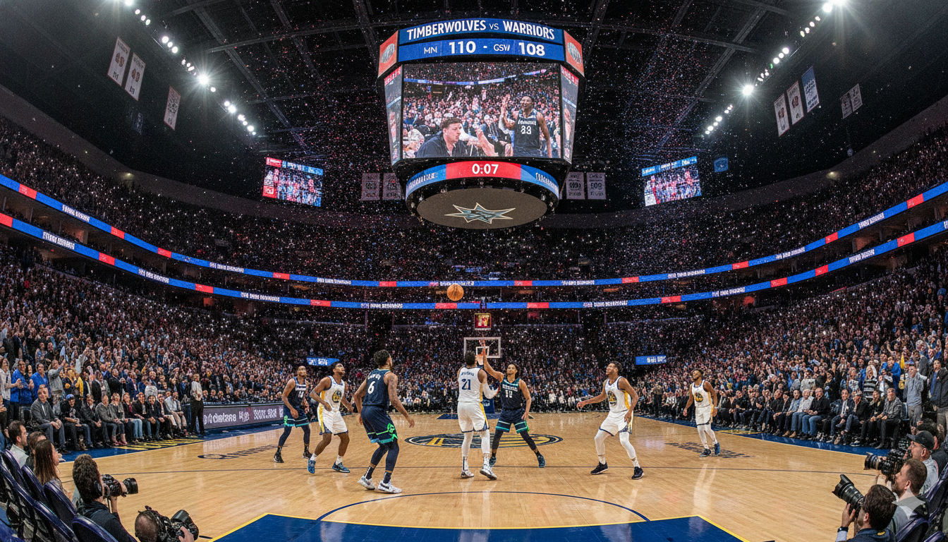 golden state warriors vs timberwolves match player stats