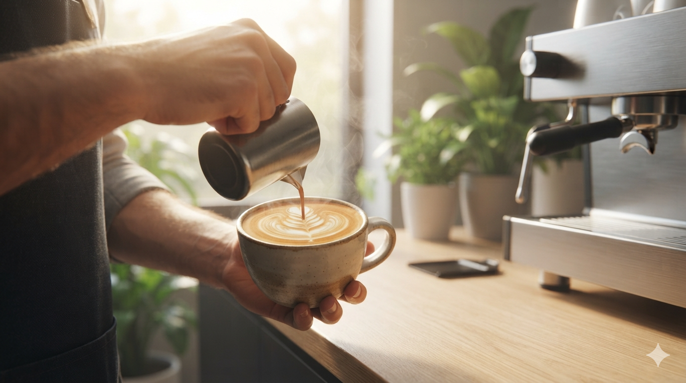 buzzing coffee